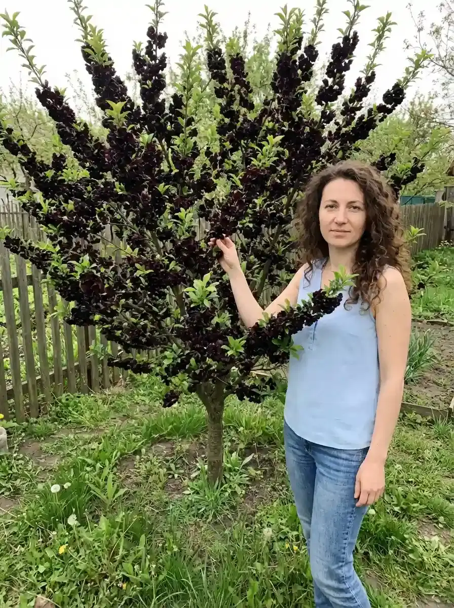 Чорний цвіт сливи Скорпіон